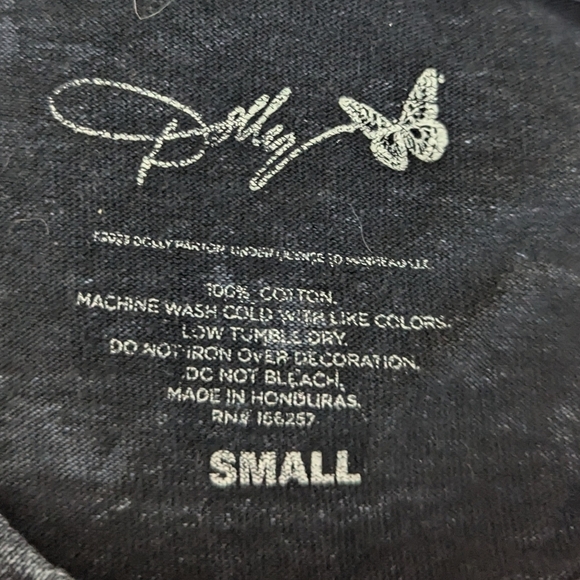 Y2K Dolly Parton Rockstar Tshirt lightning car graphic woman's size small - Picture 4 of 4